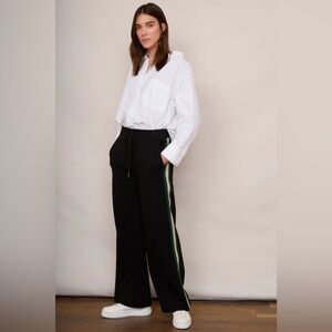 Wyse London Black Pants with Stripe